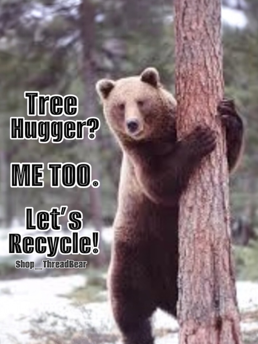 Protect Our 🌎 Planet! Recycled < We The Free > is the best kind! Save Our Earth
